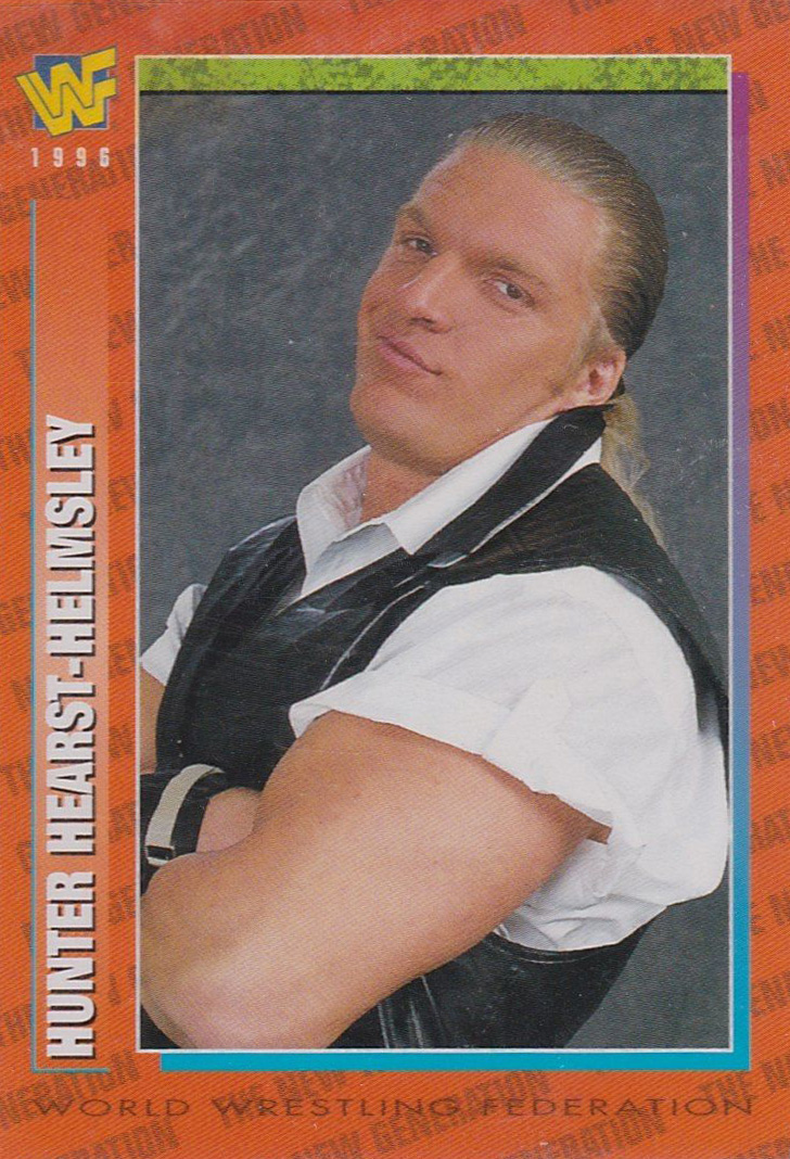 Hunter Hearst Helmsley WWF Magazine Trading Card Someone Bought This