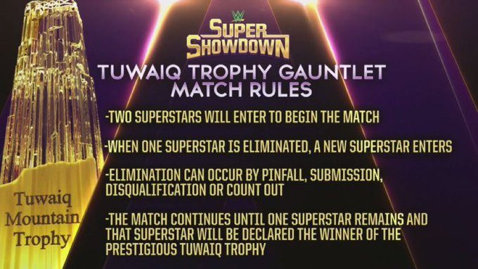 The Prestigious Tuwaiq Mountain Trophy The Worst Of Wwe