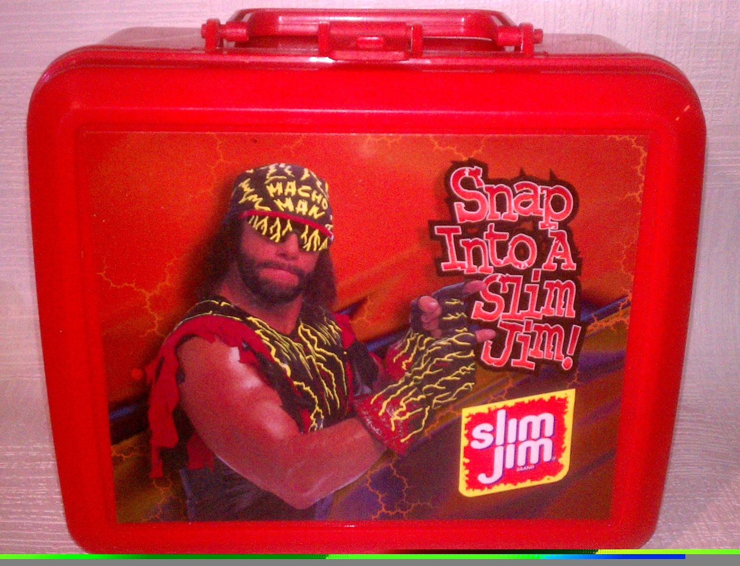 Macho Man Randy Savage Slim Jim Lunch box