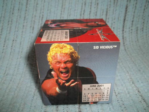 WCW 2001 cube calendar