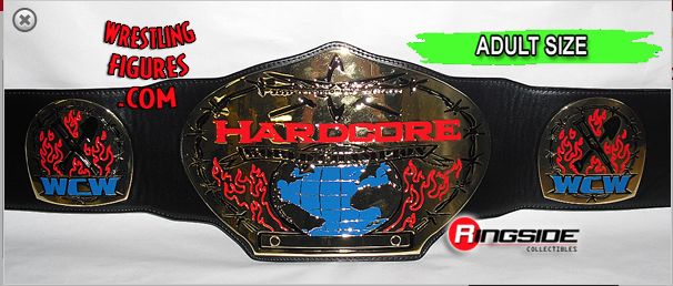 WCW Hardcore Championship title belt replica