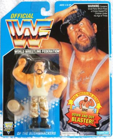 WWF Hasbro Luke Bushwhackers figure