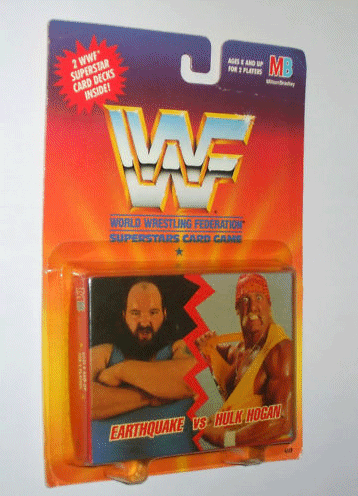 WWF Hulk Hogan Earthquake card game