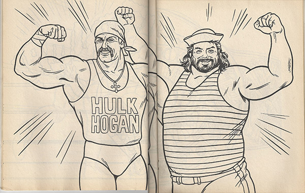 INDUCTION: Some Random WWF Coloring Book from 1991 - Ok ...