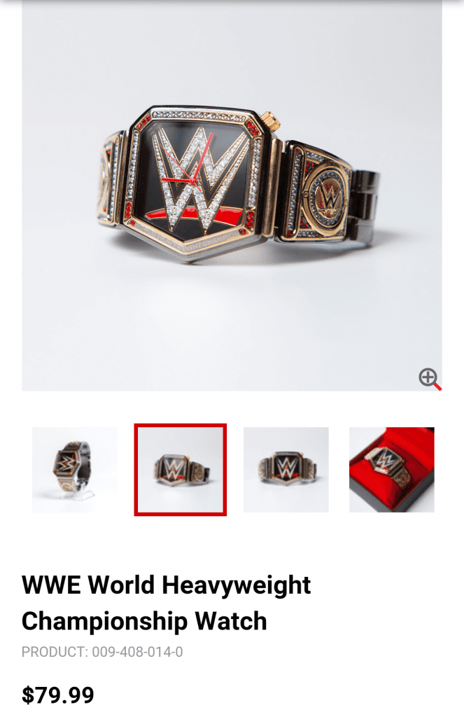wwe championship watch