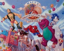 INDUCTION: The WWF Invades the Macy’s Day Parade – But No Gooker?  For Shame!