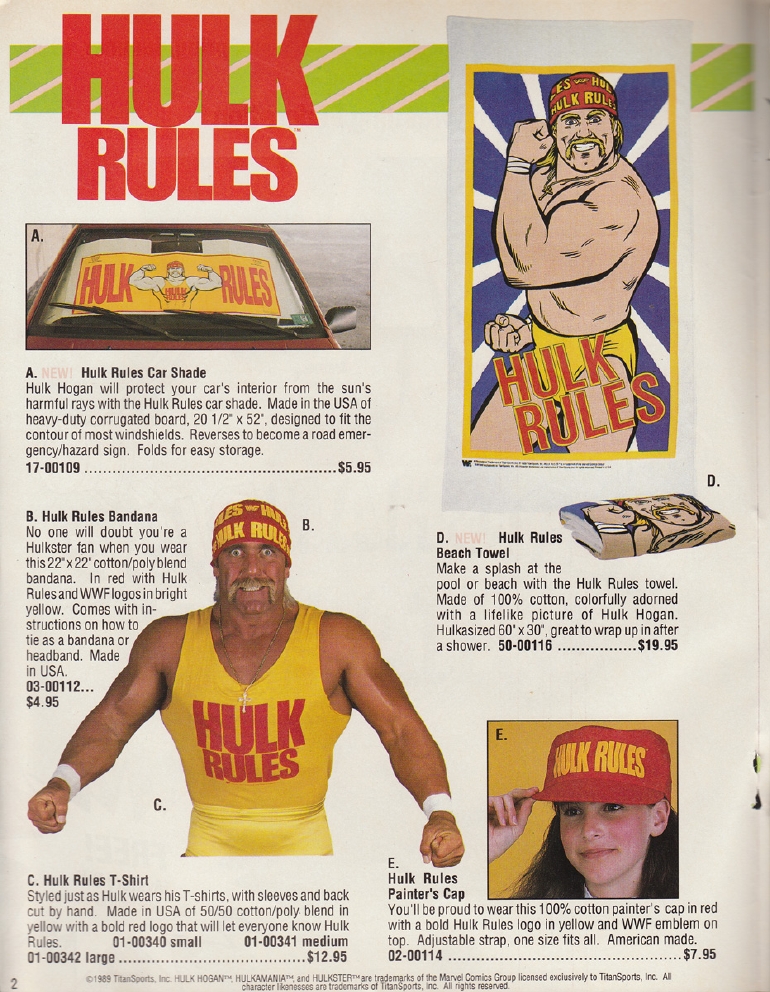 Hulk hogan discount hulk rules