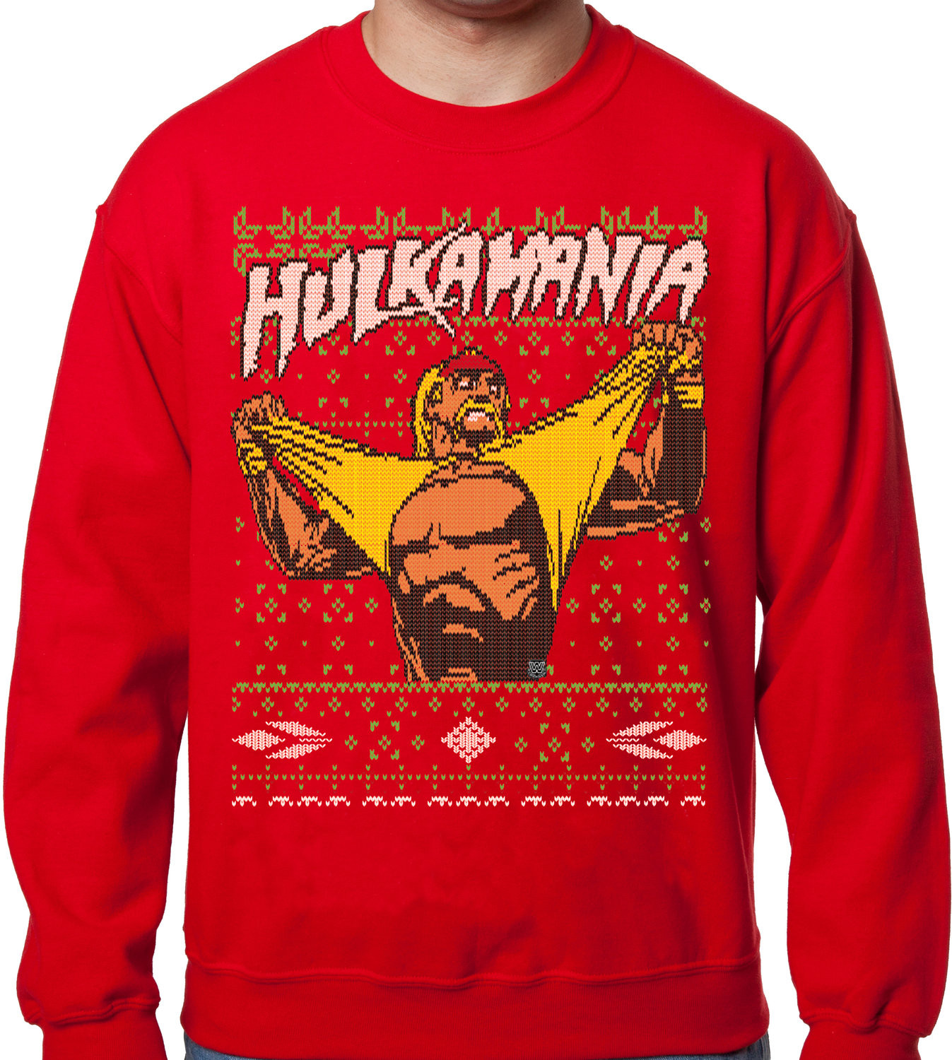 Hulk Hogan Ugly Christmas Sweater Someone Bought This