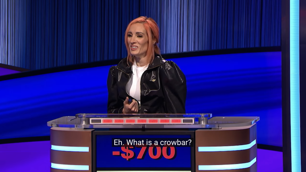 Becky Lynch on Celebrity Jeopardy! The Worst of WWE