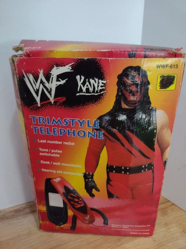 Kane WWE telephone box