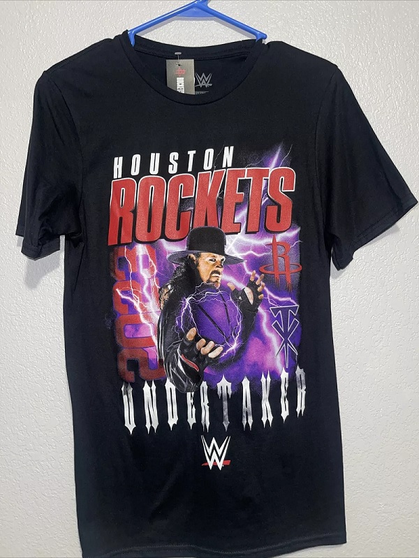 Undertaker Houston Rockets WWE NBA shirt