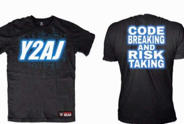 Y2AJ WWE shirt