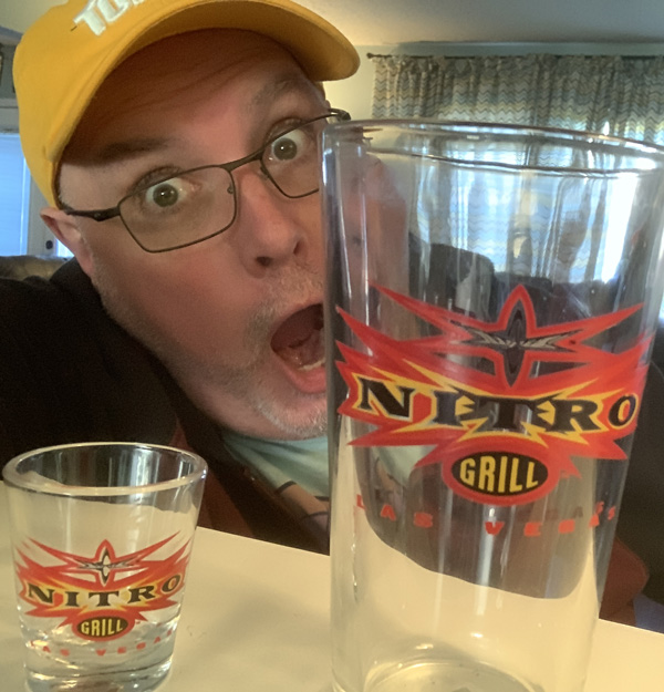 WCW Nitro Grill glasses