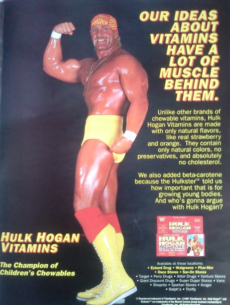 Someone Bought This: Hulk Hogan chewable vitamins - WrestleCrap - The ...